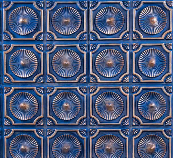 Ombrello Blu Rame Fibrarte Koleksiyonu