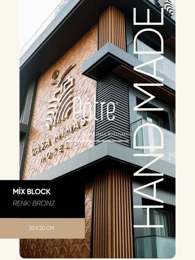 Mix Block Artesano Beton Karo