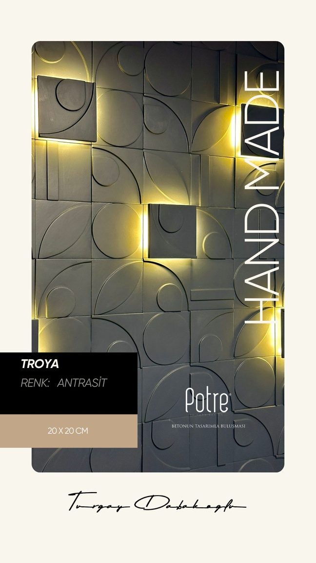 Troya Artesano Beton Karo